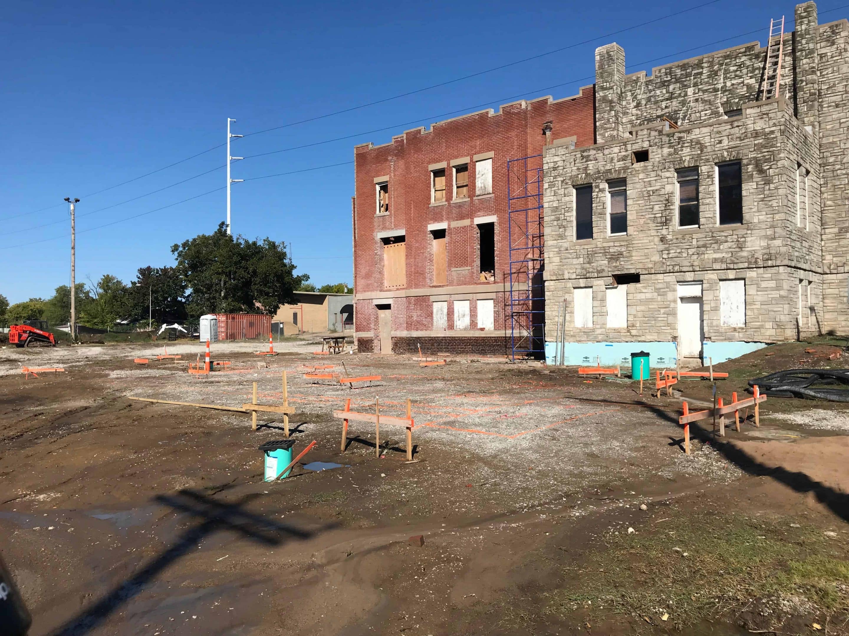 Old buildings near site
