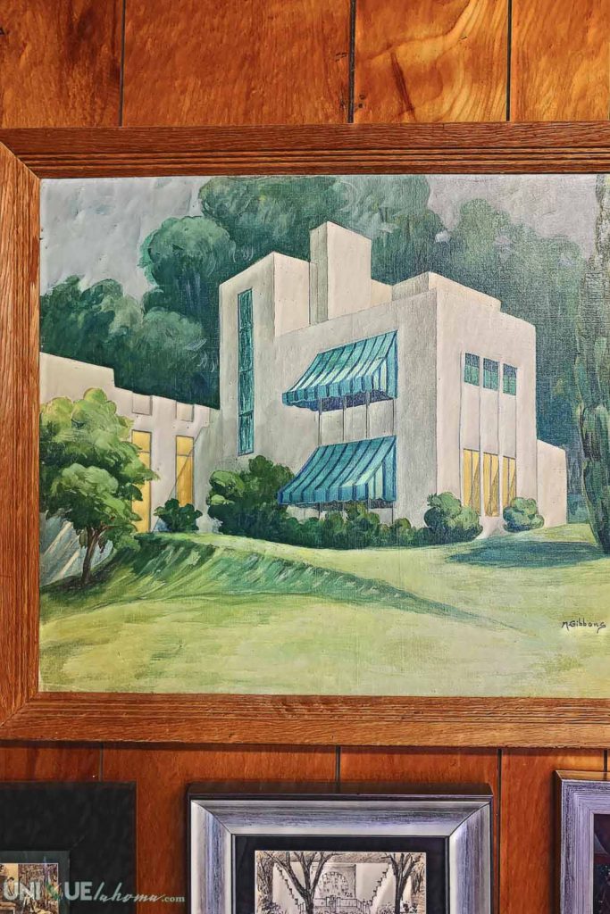 painting of building